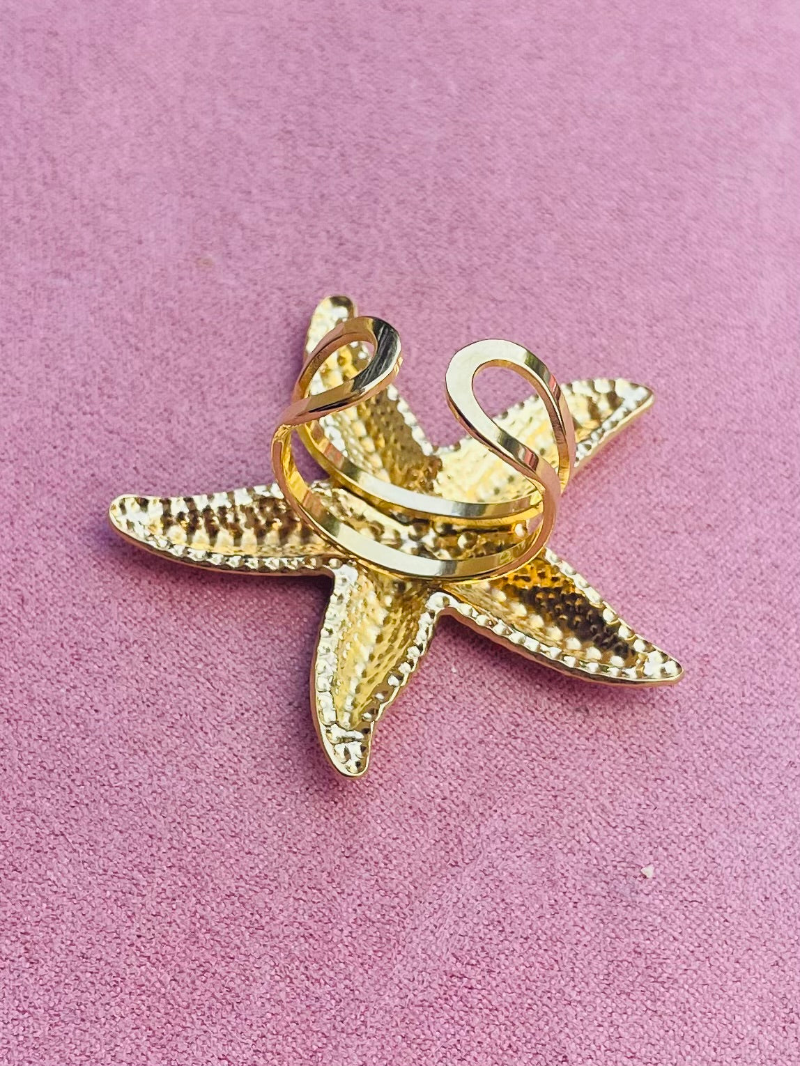 Bague étoile de mer