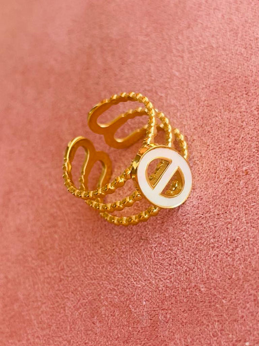 Bague maille marine✨