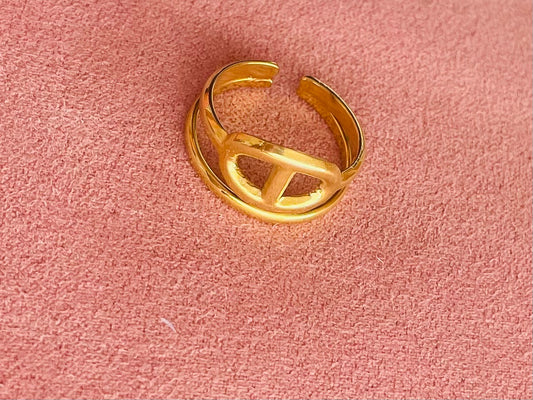 Bague maille marine✨