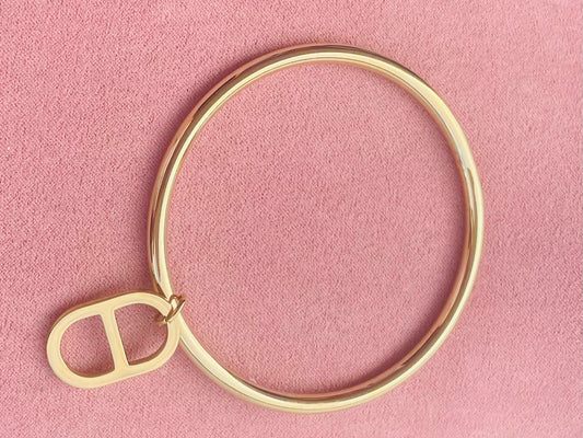Jonc fermé maille marine✨
