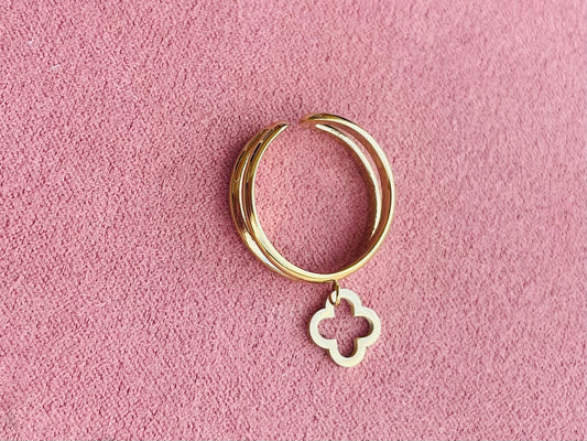 Bague trèfle✨